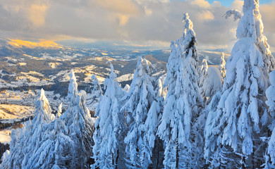 Ukrainian Carpathians ski resort