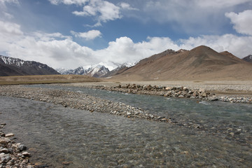Pamir region Russian Federation Central Asia mountain landscapes
