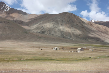 Pamir region Russian Federation Central Asia mountain landscapes