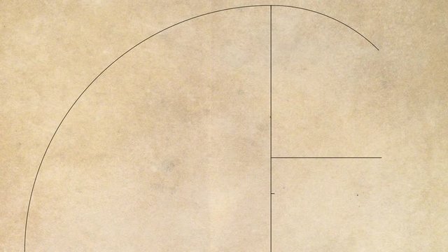 The Fibonacci Sequence Golden Number on an Old Paper