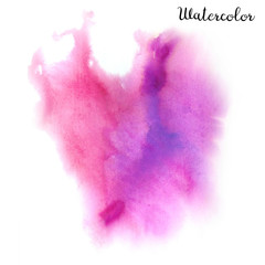 Watercolor blot