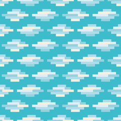 Seamless vector background with abstract geometric pattern. Print. Repeating background. Cloth design, wallpaper.