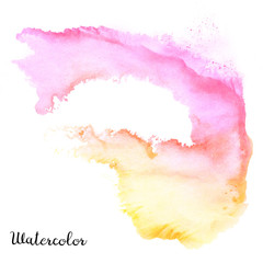 Watercolor blot