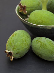 green feijoa fruit