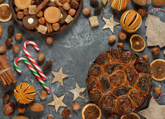 Various Christmas sweets