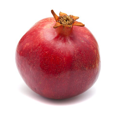 pomegranate fruit  isolated on white