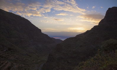 Fototapeta na wymiar Gran Canaria, Guayadeque ravine