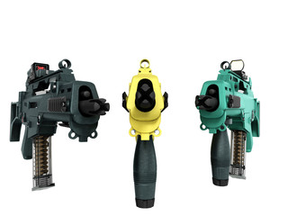 three machine look at the goal and the concept of offensive atta