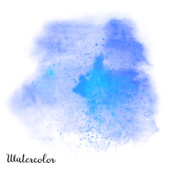 Watercolor blot