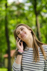 Young woman using her phone