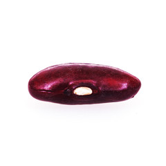Pile Red kidney bean isolated on white background