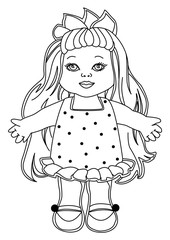 Little Doll Colored Painting