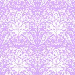 Foto op Plexiglas Seamless pattern with beautiful flowers © pictures_for_you