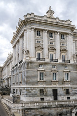 Spanish Royal Palace (Palacio Real) in Madrid, Spain.