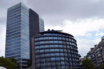 Obraz premium edificios, hoteles, apartamentos, arquitectura, hospitales, negocios, pisos,