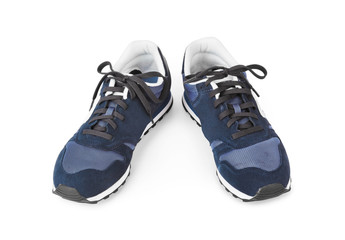 Blue sneakers