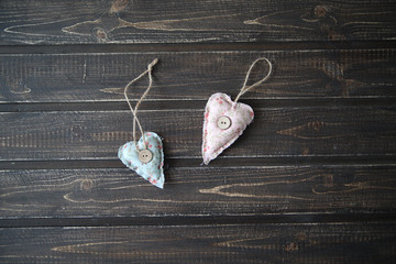 hearts as a symbol of St. Valentine's day