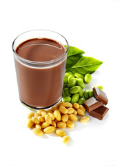chocolate and soy diet drink