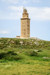 Fototapeta na wymiar Hercules tower, Torre de Hercules,