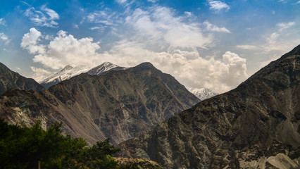 Fototapeta premium Panorama of Nanga-Parbat mountain, Gilgit-Baltistan province, Pakistan