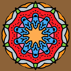 Arabic mandala