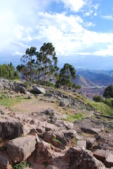 Peru countryside panoramic view