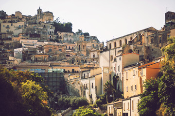 Fototapeta premium View of Ragusa, Sicily, Italy