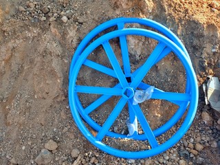 New valve wheel for 500 mm valve. Industrial Valve Wheel ready for assambly