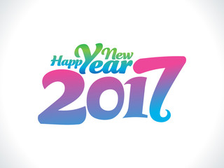 abstract artistic funky new year text