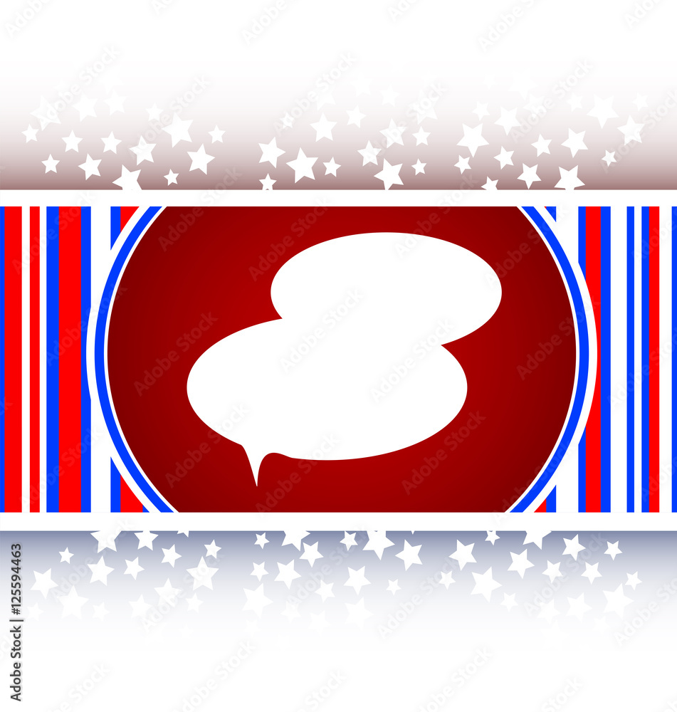 Poster speech bubble web app button icon