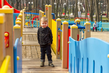 Small boy at the playground