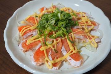 サーモンのカルパッチョ
