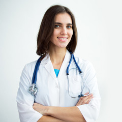 Portrait of female doctor