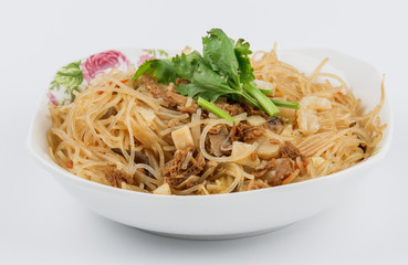 Fried rice noodles 