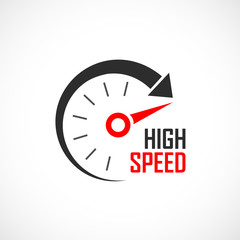 High speed logo