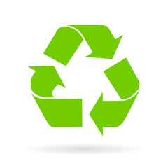 Obraz premium Recycle cycle symbol
