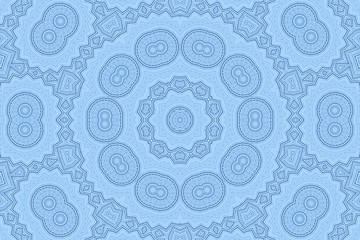 Blue background with abstract pattern