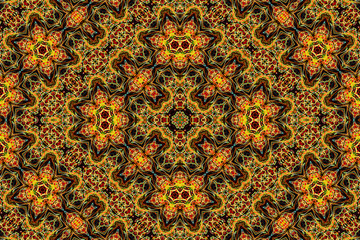 Background with abstract luminous pattern