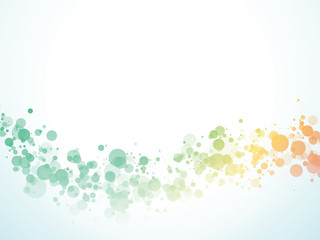 color wave bubbles background