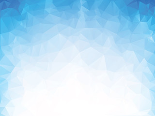 blue glass geometric mosaic background