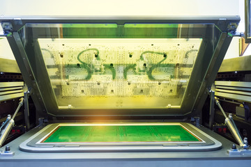 robotic system for automatic microchip production of printed cir
