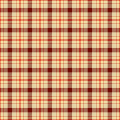 Orange and brown seamless checkered pattern design