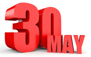 May 30. Text on white background.