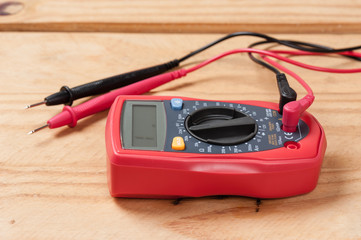 red digital multimeter
