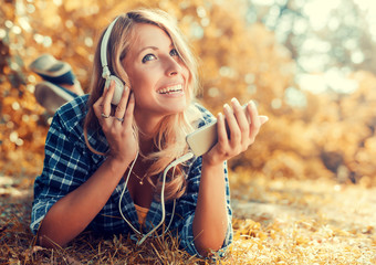 Listening to music