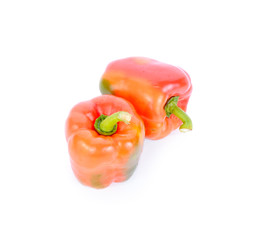 red pepper isolated on white background