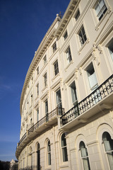 Obraz premium BRIGHTON, SUSSEX UK 13 October 2016: Bow fronted Regency houses