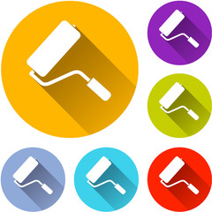 paint roller icons