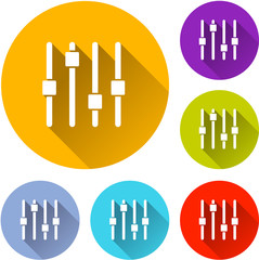 six control icons