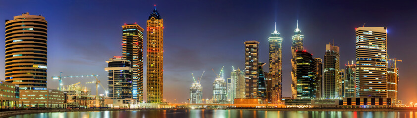 Plakat Business bay of Dubai, UAE
